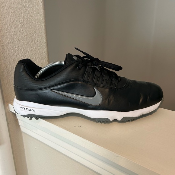 Nike AIR ZOOM RIVAL 5 Golf Shoes Black Cool Grey White 878957-001 Mens Sz 11 - Picture 2 of 11